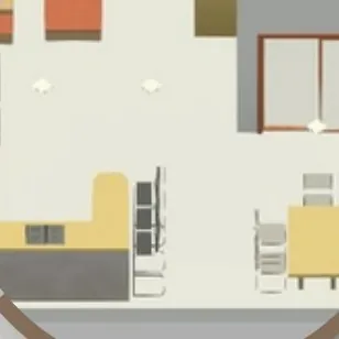Render: cocina al mismo nivel